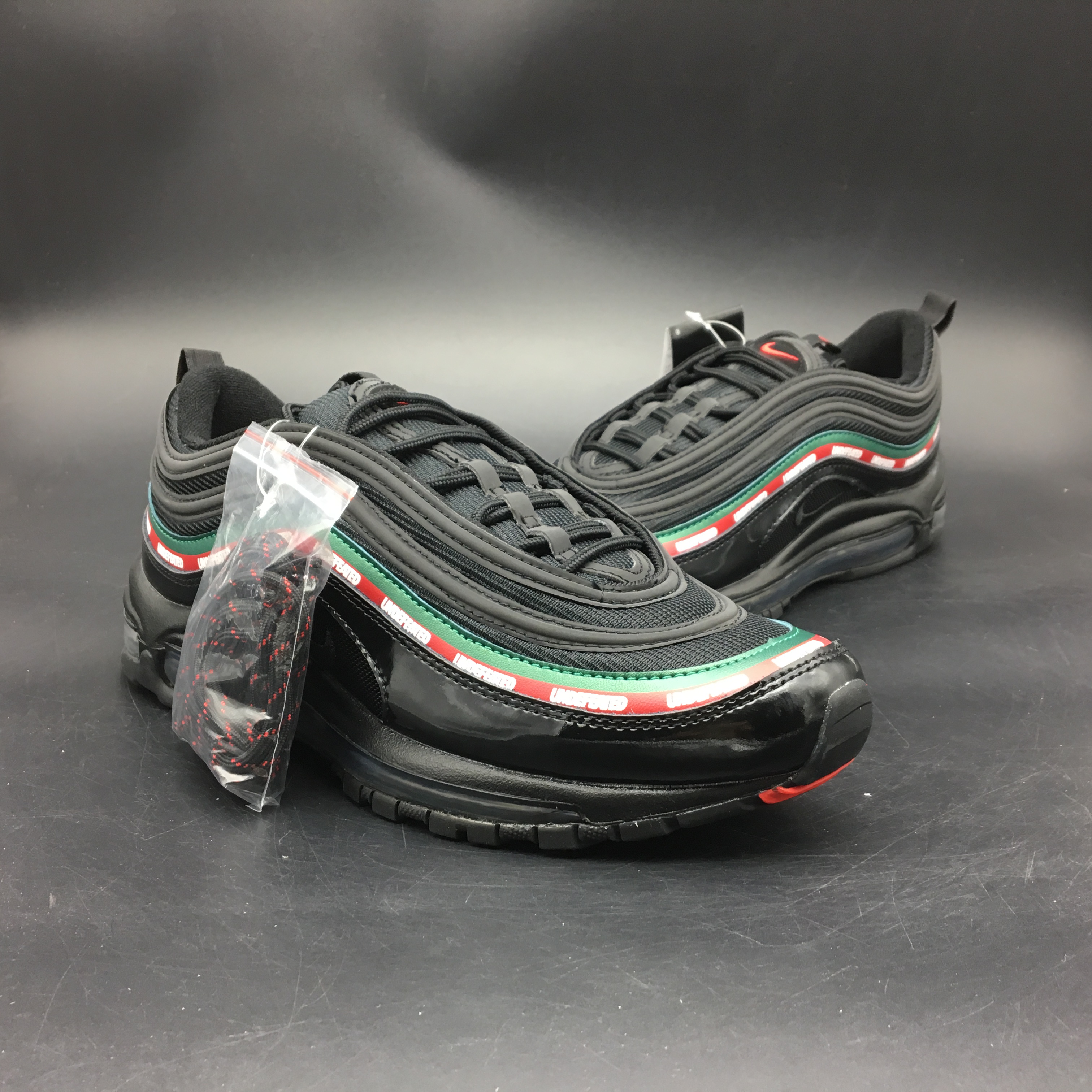 Undefeated x Nike Air Max 97 Black Colorful Shoes - Click Image to Close